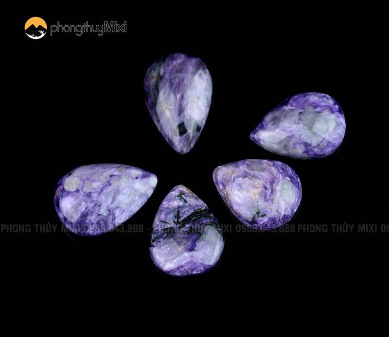 Mặt Dây Charoite (mắt rồng) 